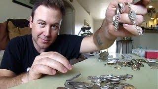 1.21 POUNDS of SILVER One year metal detecting. Minelab CTX 3030.